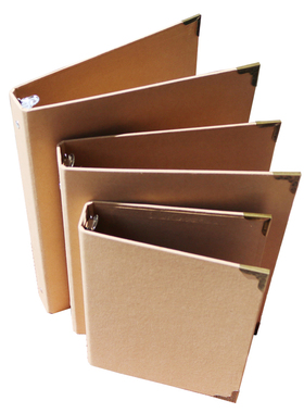 热销牛皮纸DIY手工成长记录活页相册夹A4B5A5手绘纪念样品册外壳