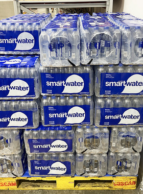 山姆美国smartwater可口饮用矿泉水天然思漫特纯净水瓶装600ml*24