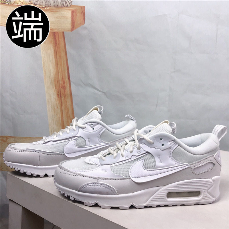 Nike耐克 Air Max 90 Scrap 解构复古 女子气垫跑步鞋 DM9922-101,运动鞋new,板鞋,淘宝优惠券,粉丝福利购,淘宝优惠卷