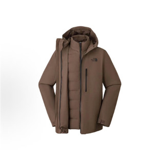 北面/THE NORTH羽绒鹅绒内胆三合一防水冲锋衣 NF0A83SL NF0A83RU