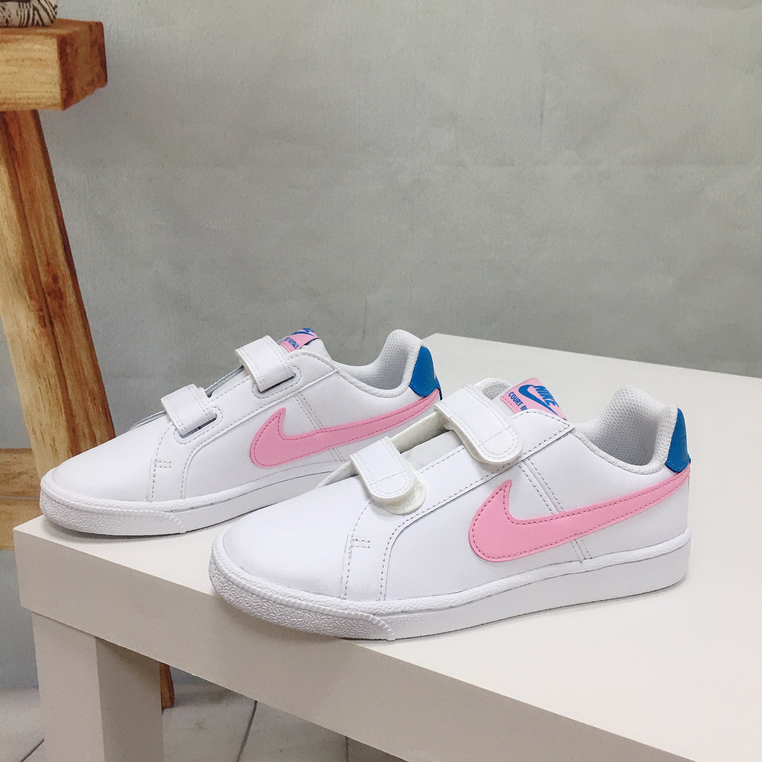 专柜正品 nike/耐克儿童 男女童魔术贴低帮休闲板鞋运动鞋 833536