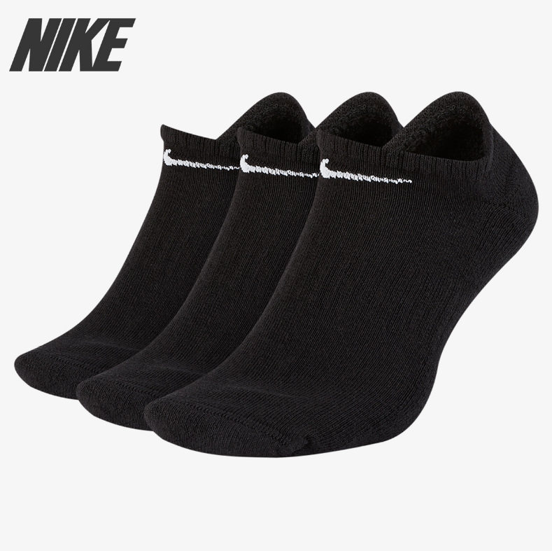 耐克 NIKE毛巾底运动休闲袜子短袜长袜 SX5546 3双装 46码 大码袜