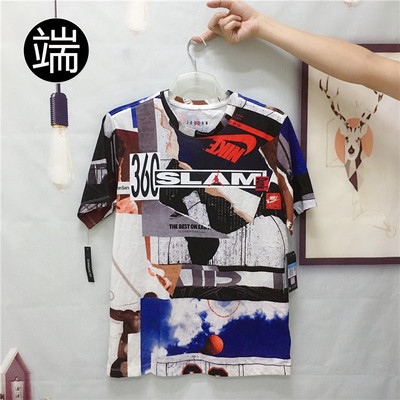 耐克印花篮球运动休闲短袖