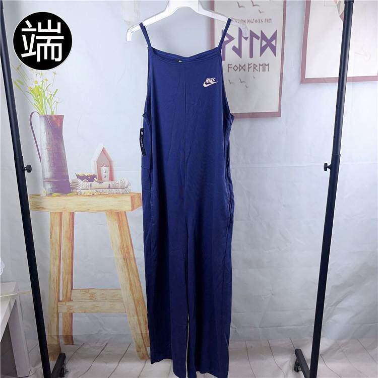 Nike/耐克正品针织轻薄女子透气吊带休闲连体裤 BV3977-557