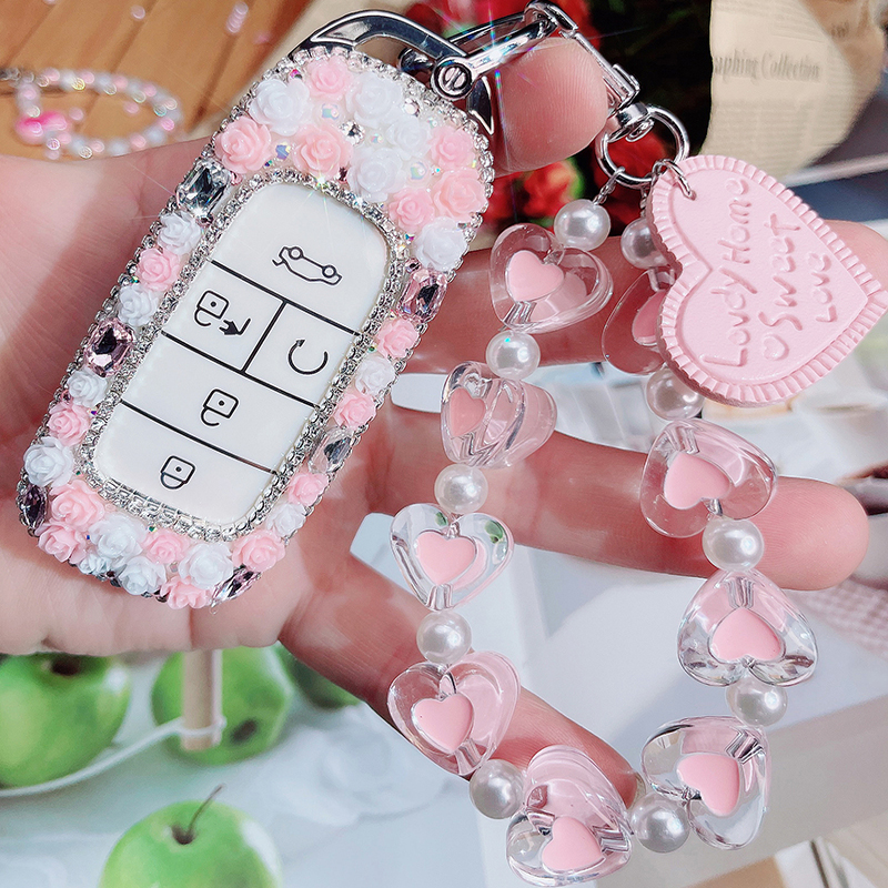 广汽埃安yplus钥匙套女全包可爱