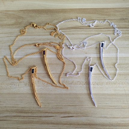 西班牙UNOde50牛角水晶项链欧美跨境电商饰品