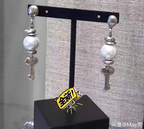 西班牙钥匙手工轻奢欧美风珍珠