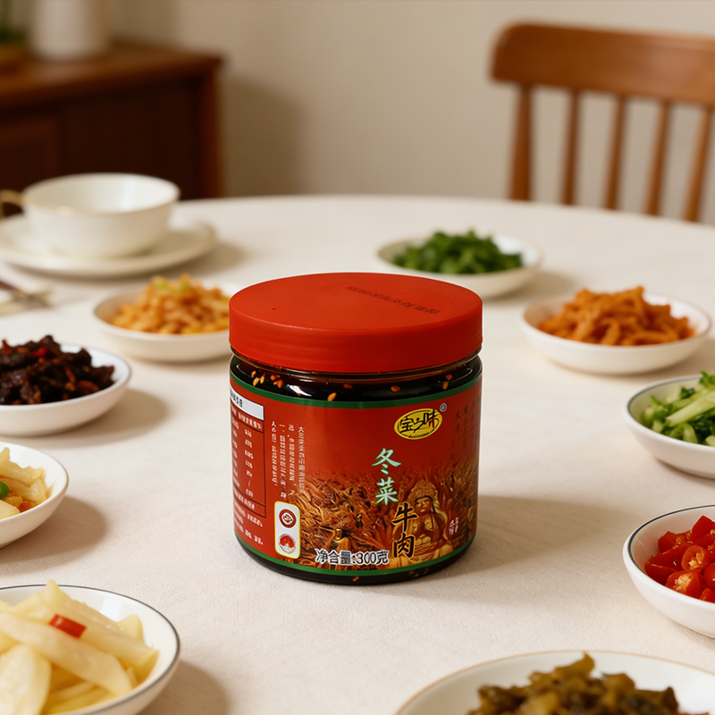 非遗美食牛丁冬菜调味酱冬菜牛肉酱正宗下饭宝之味0添加健康好吃