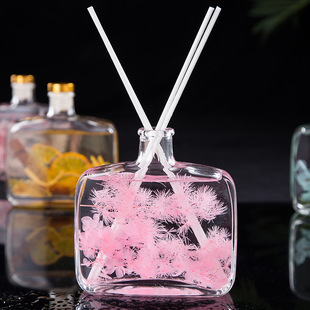 Julywind酒店新品扁瓶浮游花香薰摆件家居除臭清新剂无火精油香水