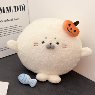 铭创优趣海豹暖手抱枕插手两用冬季 保暖毛绒玩具公仔玩偶娃娃女生