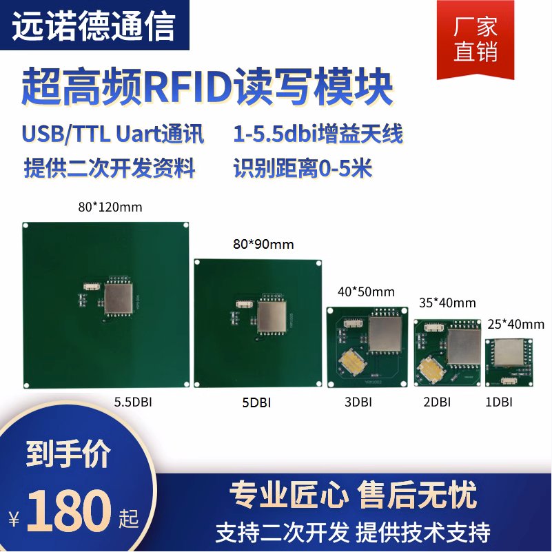 超高频RFID模块射频识别读写器