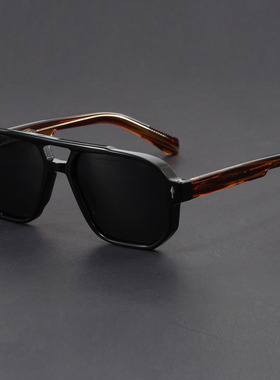 小众藏青色飞行员式墨镜UV400