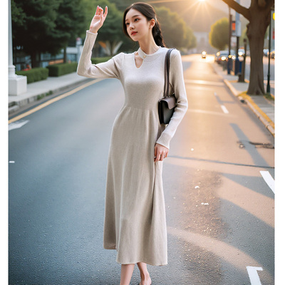 2024新款冬天配大衣的裙子