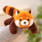 趴趴小熊猫浣熊玩偶公仔掌中宝毛绒玩具桌伴睡觉抱枕儿童陪伴礼物