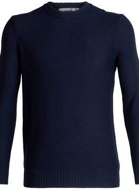 破冰者保暖舒适美丽奴羊毛衫厚毛衣 Icebreaker Waypoint Sweater