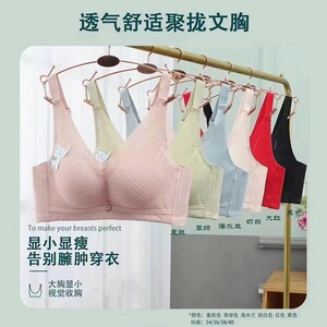 活性乳胶棉简约无钢圈棉聚拢无磁