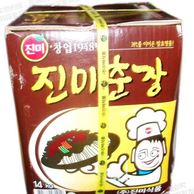 韩国真味春酱300g/14kg进口餐饮韩式炸酱面商用包装炸酱食材调料