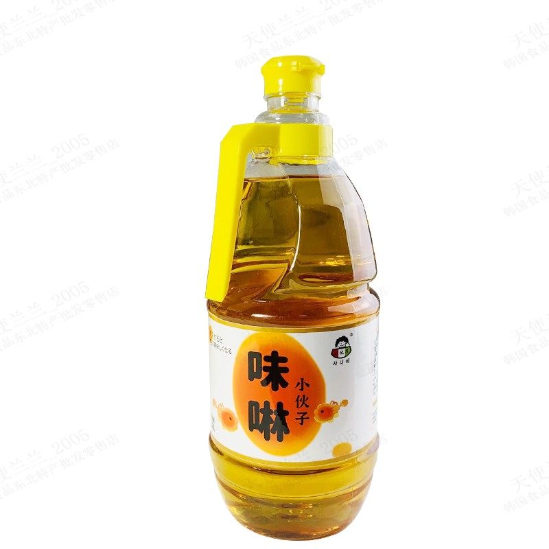 韩式小伙子味啉味淋料酒1.8升 韩国餐饮寿司料理用调味汁去腥783