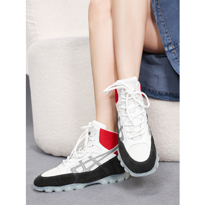 高帮德训四季运动休闲鞋拳击手女