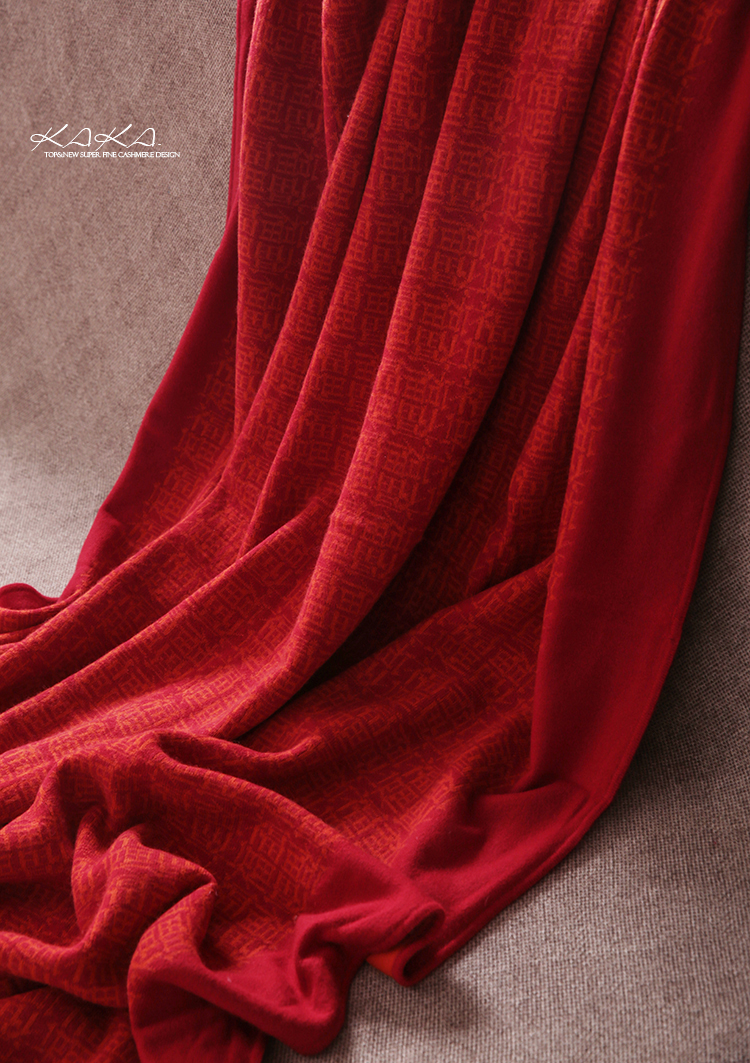 山羊绒百福毯大尺寸多用途保暖