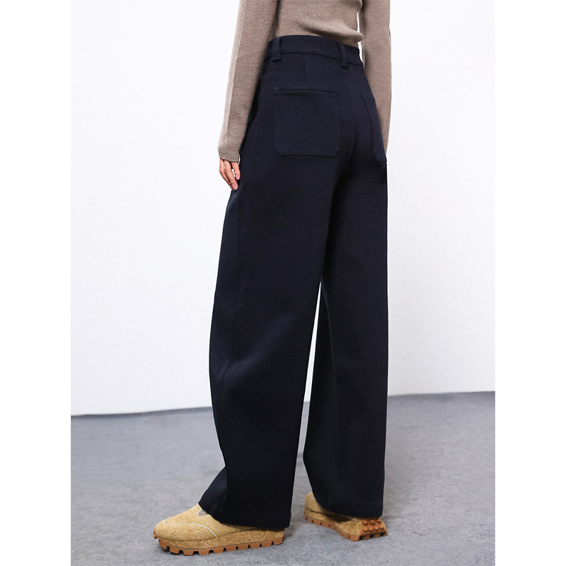 英单镰刀香蕉潮人保暖贴层牛仔裤