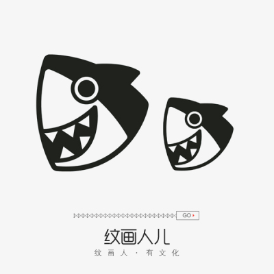 纹身贴防水男女持久韩国仿真原创 贴纸脖子手指手臂刺青黑白鲨鱼