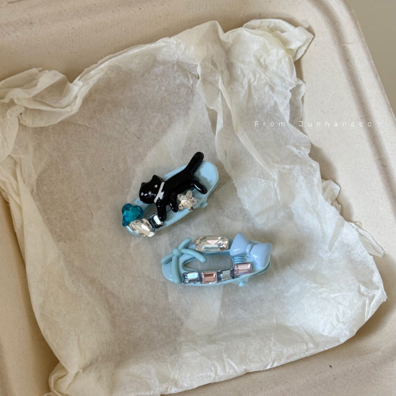 彩钻少女蝴蝶结爱心小猫发夹甜美可爱刘海夹侧边夹发饰女发卡,饰品/流行首饰/时尚饰品新,发饰,淘宝优惠券,粉丝福利购,淘宝优惠卷