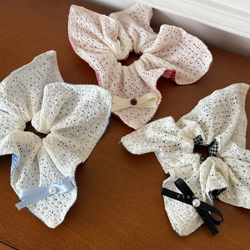 格纹蝴蝶结新款大肠发圈蝴蝶结蓝色小众肠圈发饰头绳扎发皮筋发饰,饰品/流行首饰/时尚饰品新,发饰,淘宝优惠券,粉丝福利购,淘宝优惠卷