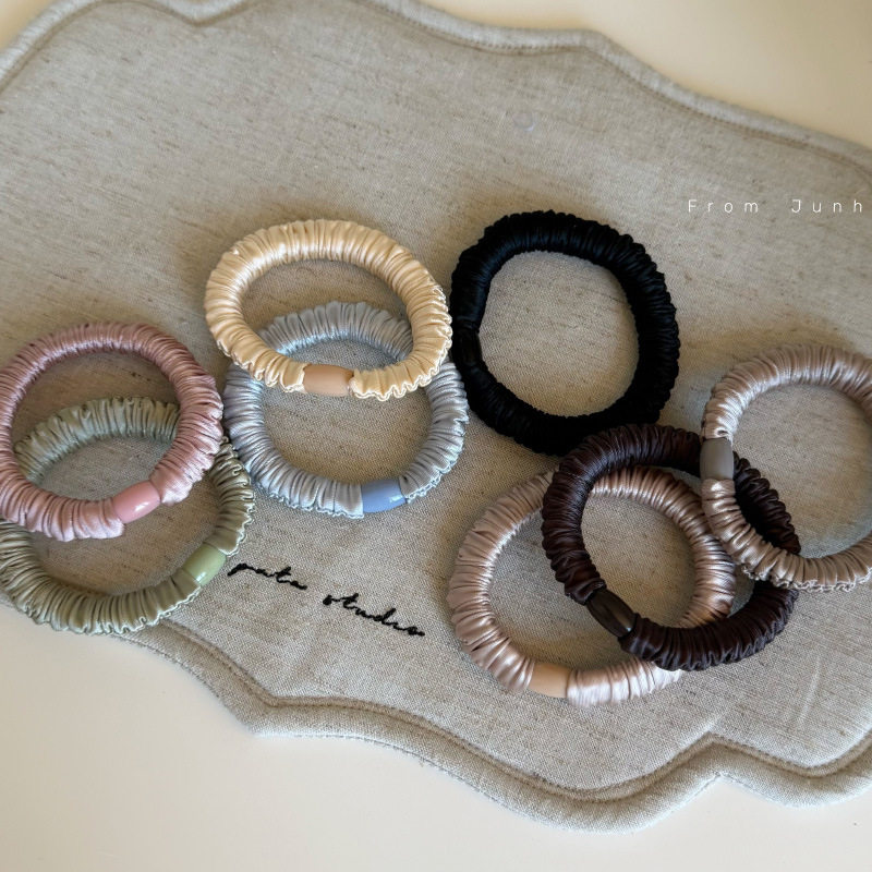 法式日常基础高弹力质感无缝冰丝面膜大肠发圈气质纯色头绳发饰,饰品/流行首饰/时尚饰品新,发饰,淘宝优惠券,粉丝福利购,淘宝优惠卷