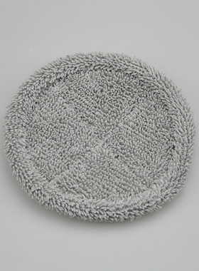 适配小狗吸尘器T12Pro Rinse圆形清洁拖布替换布灰色抹布耗材配件