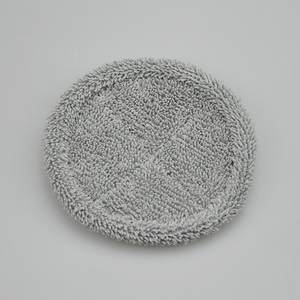 适配小狗吸尘器T12Pro Rinse圆形清洁拖布替换布灰色抹布耗材配件