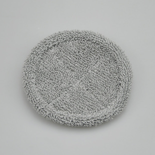 适配小狗吸尘器T12Pro Rinse圆形清洁拖布替换布灰色抹布耗材配件