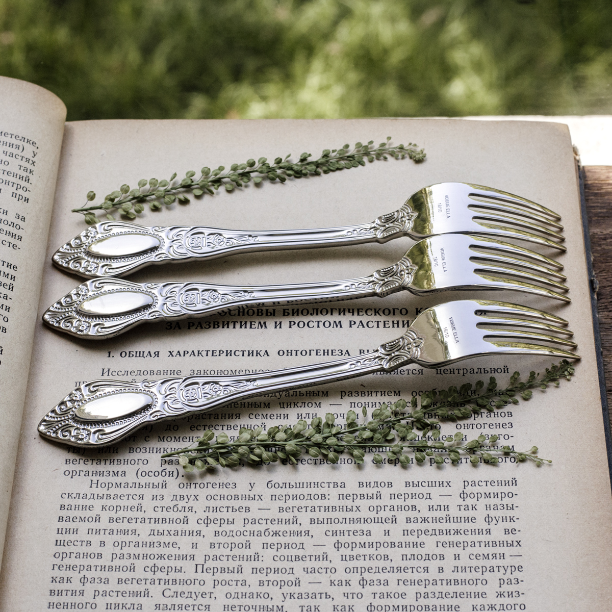 18-10不锈钢法式洛可可复古田园浮雕甜品叉蛋糕叉{安娜的宝石盒}