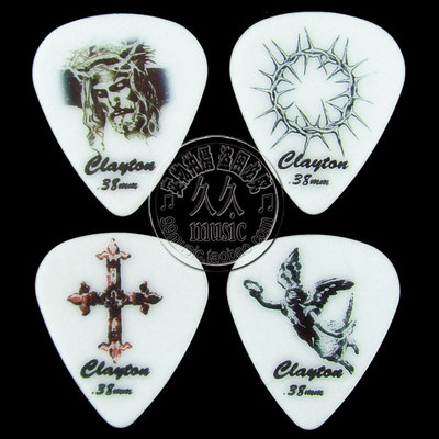 买15免邮◆四皇冠 正品 Clayton 标准民谣电吉他扫弦吉他拨片0.38