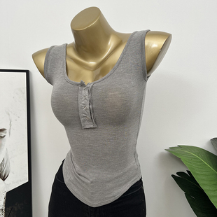 每个颜色都自留 性感显胸紧身吊带背心上衣内搭女 好软好舒适薄款