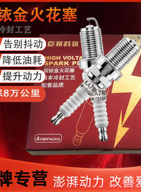适配吉利帝豪GS缤越缤瑞远景S1金刚sc7博越X3X6双铱金火花塞原厂