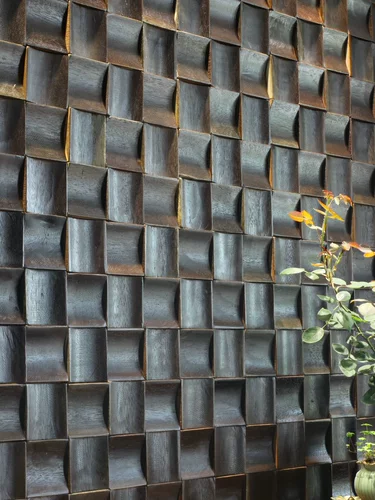 Деревянный треугольник из натурального дерева, невидимая мозаика, защита от шума