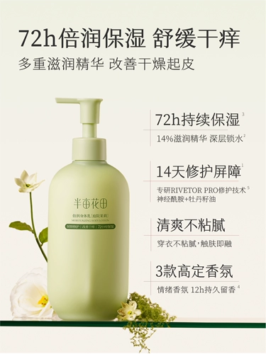 Увлажняющий успокаивающий восстанавливающий крем для тела, демисезонное молочко для тела против сухости со стойким ароматом, долговременный эффект