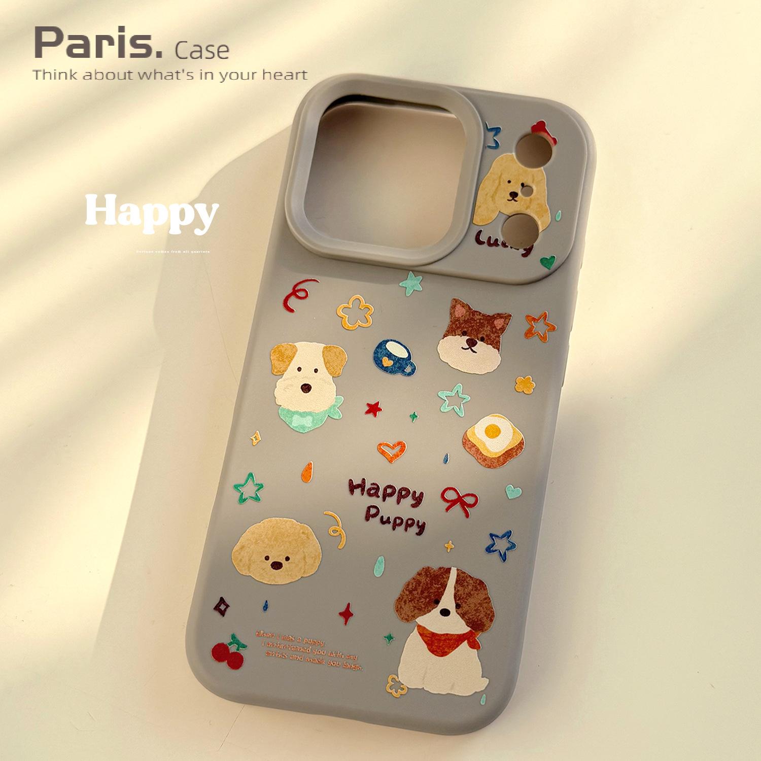 【Paris.Case】油画卡通动物苹果17pro max手机壳iphone16适用15p