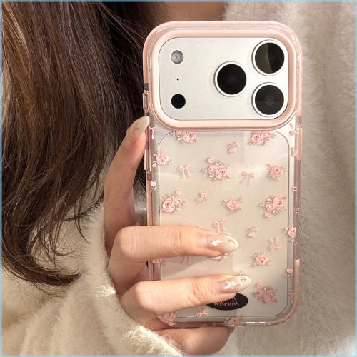 韩系透明磁吸防摔iPhone手机壳