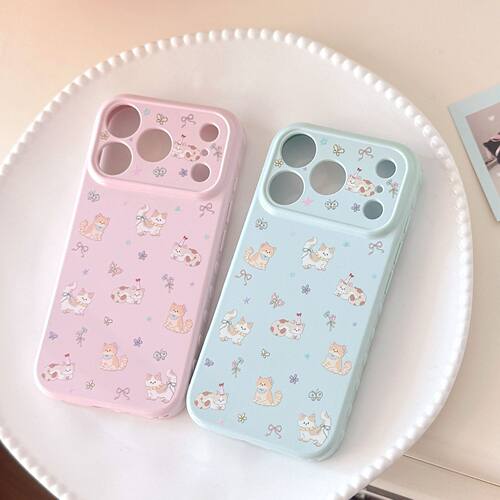 多巴胺蝴蝶猫咪iPhone手机壳