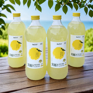 柚香谷双柚汁宋柚汁1KG柚子汁常山胡柚饮料香柚果风味汁饮品零脂