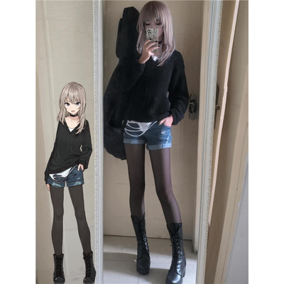 哭泣少女河原木桃香假两件上衣