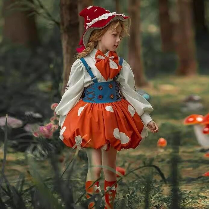 绿野仙踪儿童洛丽塔裙子cos服
