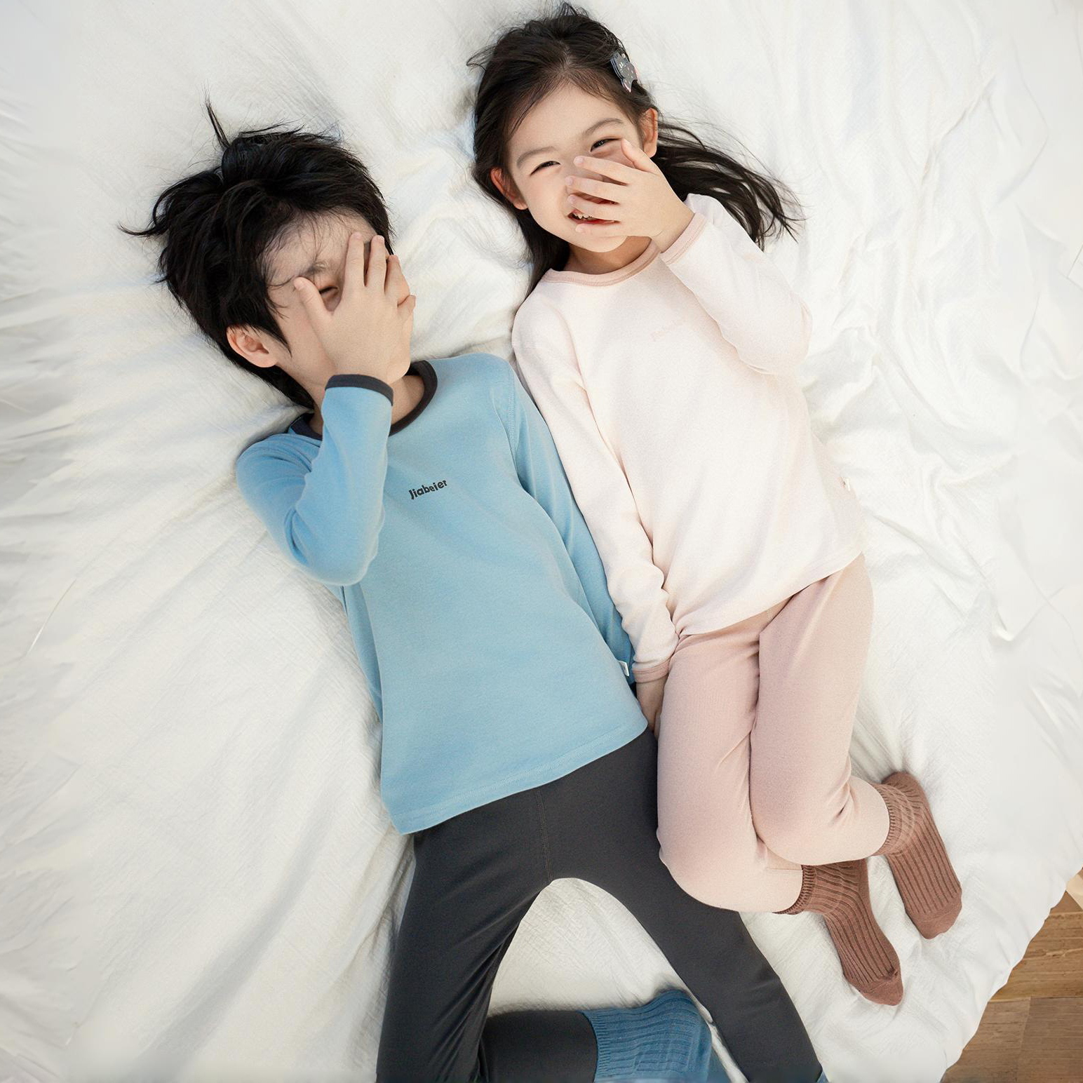 儿童A类纯棉家居服秋冬保暖男女童睡衣套装中大童秋衣秋裤棉毛衫
