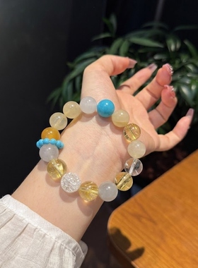 ins风糖果色串珠手链 高饱和撞色 个性吸睛 小众轻奢设计