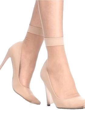 华高夏季短袜丝袜薄型短筒柔软包芯丝袜口舒适透气女士短袜01701