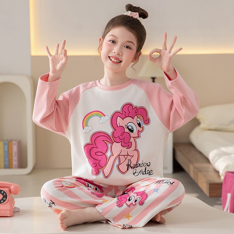 小马宝莉女童睡衣纯棉长袖家居服