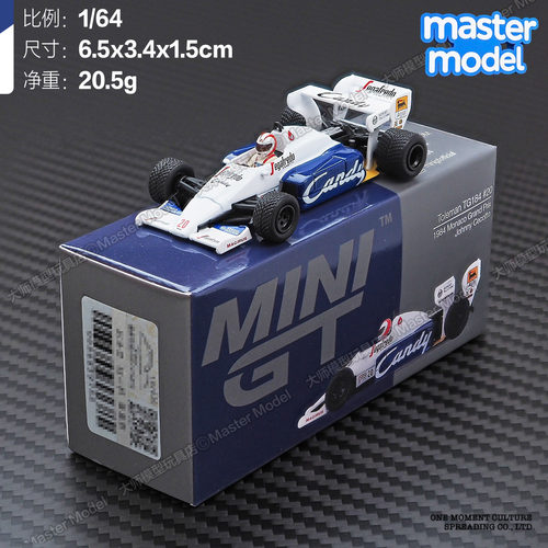 MINIGT 1/64 TolemanTG184 约翰尼切克多F1赛车 合金汽车模型1193