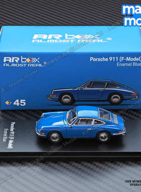 拟臻模型 ARBox 1/64保时捷911初代蓝色合金仿真汽车模型收藏摆件